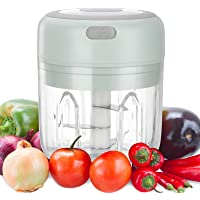 Los mejores  - Picadora de ajos Mini- procesador de alimentos de cocina y licuadora de 250 ml- procesador de alimentos portátil…